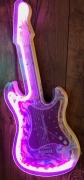 NeonGuitarClock